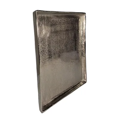 Produktbild von Aluminiumteller, Aluminiumtablett, quadratisch, 30 x 30 cm