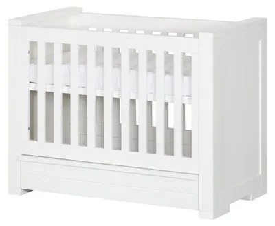 Produktbild von Kidsmill Bretagne Babybett Weiß 60 x 120 cm