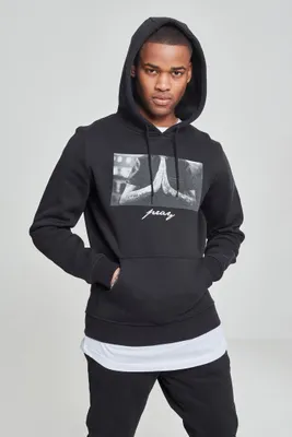 Obrázok produktu pre Urban Classics Pánska mikina s kapucňou Disgac čierna 4XL