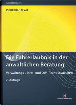 Obrázok produktu pre Die Fahrerlaubnis in der anwaltlichen Beratung