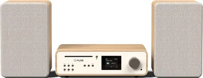 Immagine prodotto di Pure Micro HiFi Classic Stereo Microsistema audio per la casa 50 W Quercia, Bianco