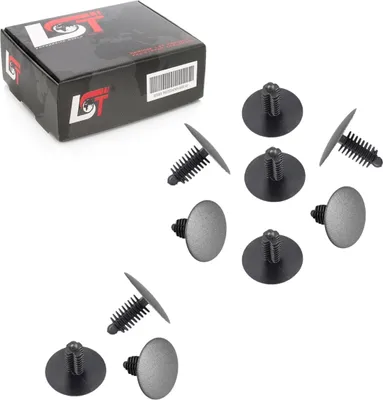 Produktbild von 10x CLIPS INNENVERKLEIDUNG TANNENBAUMCLIP PANEL UNIVERSAL Ø 6-7mm Kopf 24mm
