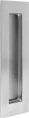 Produktbild von Griffmuschel Griffmulde Edelstahl Einlassmuschel Eckig Schiebtürbeschlag 120x50mm