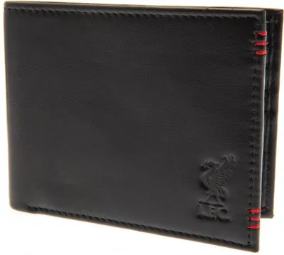 Obrázok produktu pre Liverpool FC - Kožená peňaženka s prešívaním pre mužov/dámy Uni TA4901 (One Size) (Black)