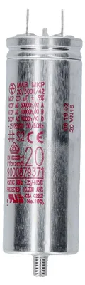 Produktbild von Bosch Siemens 00636485 Kondensator Motorkondensator Anlaufkondensator 20µF 420V Trockner auch Balay Constructa Neff 636485 auch passend für Gaggenau Novamatic