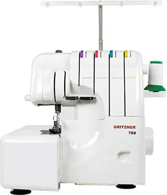 Produktbild von Gritzner 788 Nähmaschine Overlock mit LED-Nählicht Auffangschale und Handbuch