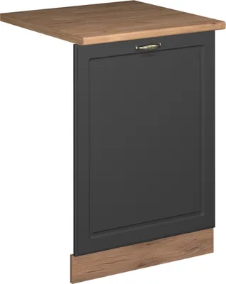 Image de Façade de lave-vaisselle Vicco Fame-Line Anthracite-or 60cm , PT Chêne, Model 55249