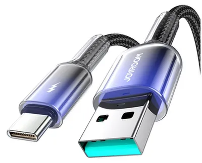 Produktbild von Joyroom USB-A USB-C Kabel S-A42 3A 1,2m schwarz