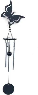 Produktbild von Metallische Windgong für Garten, Terrasse und Haus - Schönes Klangspiel - Garten- und Balkondekor