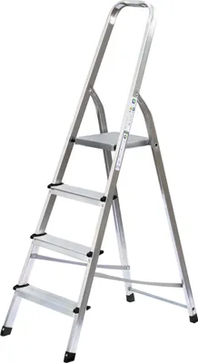 Produktbild von Haushaltsleiter einseitig begehbar 4 Stufen