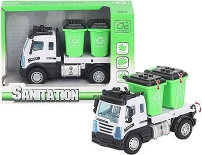 Immagine prodotto di Camion della spazzatura 1:64 (Giocattoli, Veicoli)