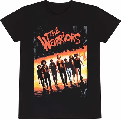 Obrázek produktu pro The Warriors - Tričko "Line Up Angle" pro muže/dámy Uni HE1779 (XXL) (Black)