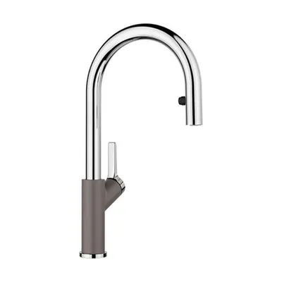 Produktbild von BLANCO CARENA-S Vario SILGRANIT-Look zweifarbig vulkangrau/chrom