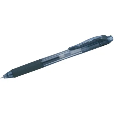 Produktbild von Pentel EnerGel-X, Ausziehbarer Gelschreiber, Schwarz, Schwarz, Kunststoff, Rund, Beidhändig