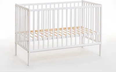 Produktbild von Babybett CYPI II 60 x 120 cm, weiße Matte
