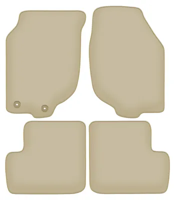 Tappetini Anteriori In Velluto Per Ford B-MAX (2012-2017) – Set Da 2 Pezzi – Qualità Base – Fondo Antiscivolo – Nero