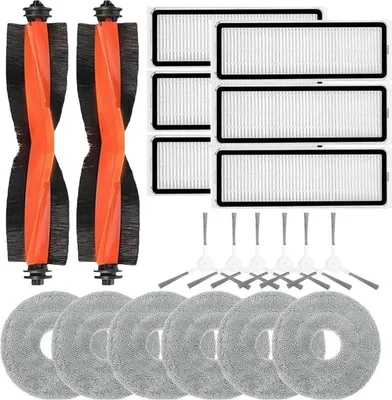 Immagine prodotto di INF Kit di ricambio da 20 pezzi per Xiaomi S20 Plus, accessori robot aspirapolvere