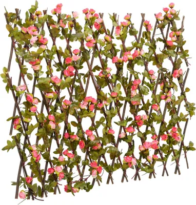 Produktbild von vidaXL Rankgitter mit Künstlichem Efeu 5 Stk. Erweiterbar 180x60 cm