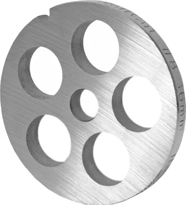 Produktbild von Fleischwolfscheibe, Lochscheibe aus Inox Stahl Größe 8 in 16,0 mm Bohrung von WolfCut