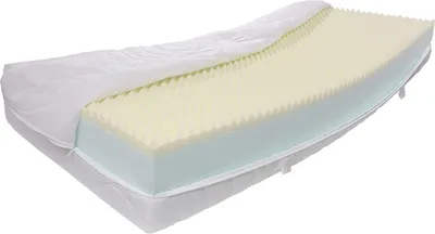 Obrázok produktu pre Dibapur® VISCO Life XXL: Ortopedický matrac (150x200 cm) zo studenej peny x jadro cca 23,5 cm s prešívaným poťahom z dvojitej tkaniny cca 24,5/25 cm (vysoká objemová hmotnosť)