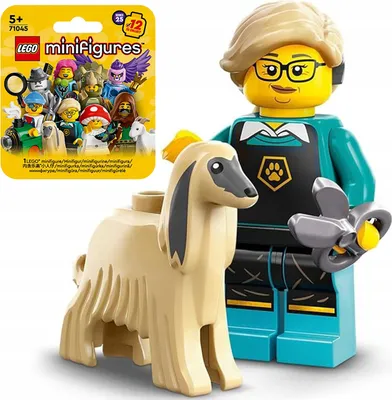 Produktbild von 71045 – LEGO Minifigures – HUNDEFRISEURIN MIT AFGHANISCHEM HUND col25-12 / Serie 25
