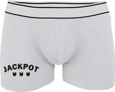 Produktbild von Boxershorts - Mann - Boxer-0010-man-white-v-XL - weiß - XL - vorn - JACKPOT - lustiges Motiv - Spruch - Unterwäsche - Unterhose - Freizeit - lustig