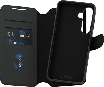 Produktbild von PanzerGlass CARE™ by ® Case Tango 2-in-1 Wallet m. Qi Compatible Samsung Galaxy S25, Cover, Samsung, Samsung - Galaxy S25, Schwarz