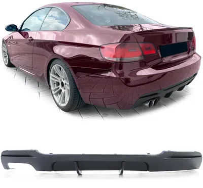 Für BMW 3er E92 E93 2006-2013 / 320 325 330 Heckdiffusor Diffusor SCHWARZ MATT in der Farbe SCHWARZ von Carparts-Online GmbH