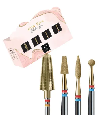 Produktbild von Innovatives Set mit 4 Fräsern für Maniküre, Nagelmodellage mit Hybridlack, Gel und Acryl – DuoFrez MINI