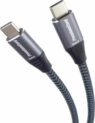 Obrázok produktu pre PremiumCord USB-C to USB-C Braided 0,5 m USB kábel