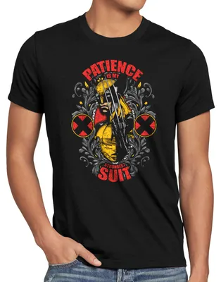 Produktbild von style3 Watercolor Wolf Herren T-Shirt