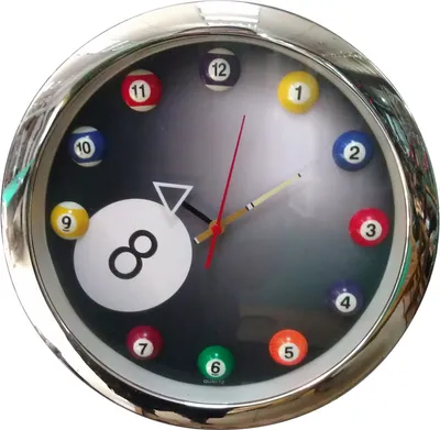 Produktbild von Buffalo Poolbillard Wanduhr 8-Ball