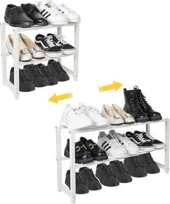 Immagine prodotto di Scaffale a due ripiani per riporre in modo efficiente le scarpe in casa