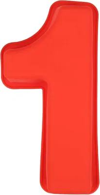 Produktbild von Silikonform zum Backen von Geburtstagstorten Zahlenform 1