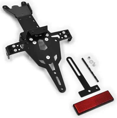 Produktbild von ZIEGER Pro Kennzeichenhalter kompatibel mit Ducati 899 Panigale BJ 2014-15 / 959 Panigale BJ 2016-19 / 1199 Panigale BJ 2012-14 / 1299 Panigale BJ 2015-19