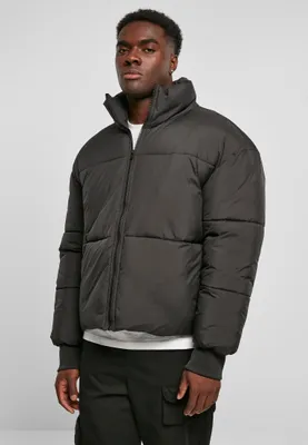 Produktbild von Urban Classics - Herren Short Big Puffer Jacke - BLACK - XL