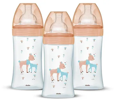 Obrázok produktu pre Sada 3 sklenených fliaš proti kolike, objem 270 ml