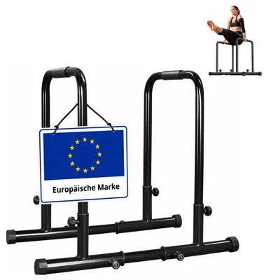 Immagine prodotto di Relaxdays, sbarra per trazioni, portata massima 150 kg, regolabile in altezza, impugnature antiscivolo, ideale per esercizi a corpo libero (calisthenics), struttura in acciaio, colore nero