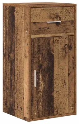 Zdjęcie produktu dla Komoda z odzyskanego drewna z szufladą, wymiary: 38x34x75 cm