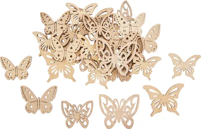 Produktbild von VBS Streuteile Schmetterling Floretta 3.5-4.7 cm 27 Stück Deko Basteln