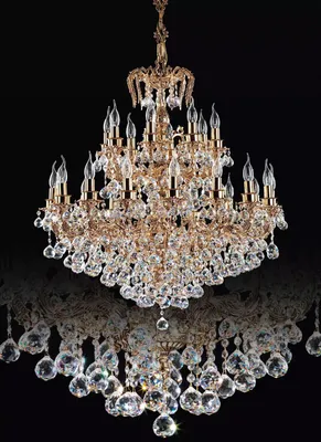 Immagine prodotto di Lampadario in cristallo classico a soffitto luce a sospensione lampada lampadario