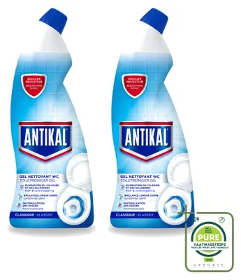 Produktbild von 2 x Antikal Toiletreiniger - 750 ml - Großpackung - 2 Stücke