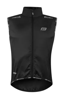 Obrázok produktu pre FORCE cyklistická vesta V48, neprefúkavá, čierna