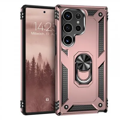 Produktbild von Armor Hülle Für Samsung Galaxy S Serie - Farbe: Rosegold - Modellkompatibilität: Für Samsung Galaxy S24 Ultra