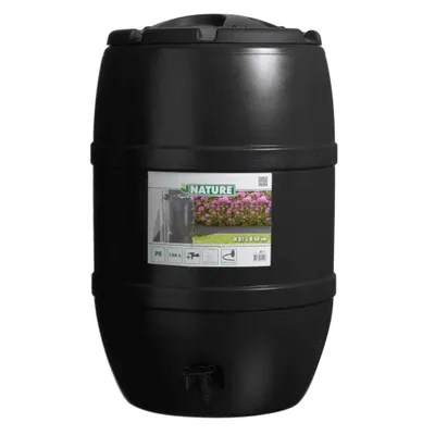 Produktbild von Nature Regentonne 120L 51x81 cm Schwarz