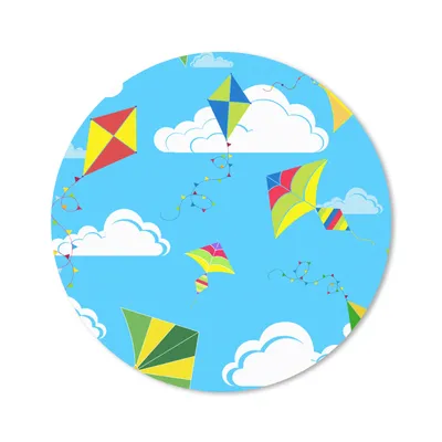 Produktbild von MuchoWow® Mauspad Mousepad Drachen - Sommer - Muster 30x30 cm - Mousepads - Maus Mat - Pad - Mausunterlage - Tischunterlage - Schreibtischmatten