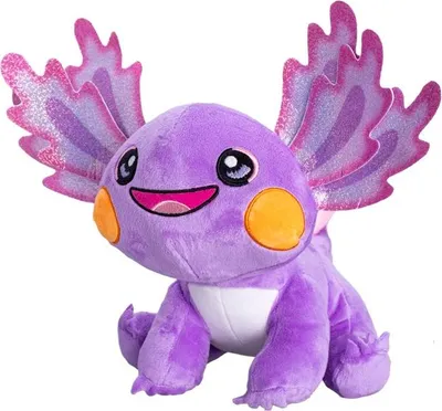 Obrázek produktu pro Axolotl plyšový 28cm sedící - fialový