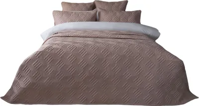 Immagine prodotto di Belledorm - Copriletto "Lisbona", triangolo BM472 (260 cm x 260 cm) (Rosa)