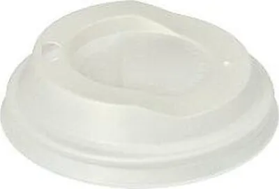 Produktbild von Papstar Deckel, C-PLA "pure" rund Ø 8 cm weiß, 20 x 50 Stück
