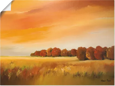 Produktbild von ARTland Poster Herbst Größe: 80x60 cm